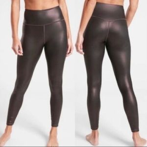 Athleta Elation High Rise Shimmer Tights